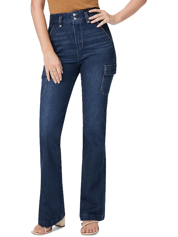 Affordable Trendy Clothes For Women Womens Denim High Rise Cargo Jeans