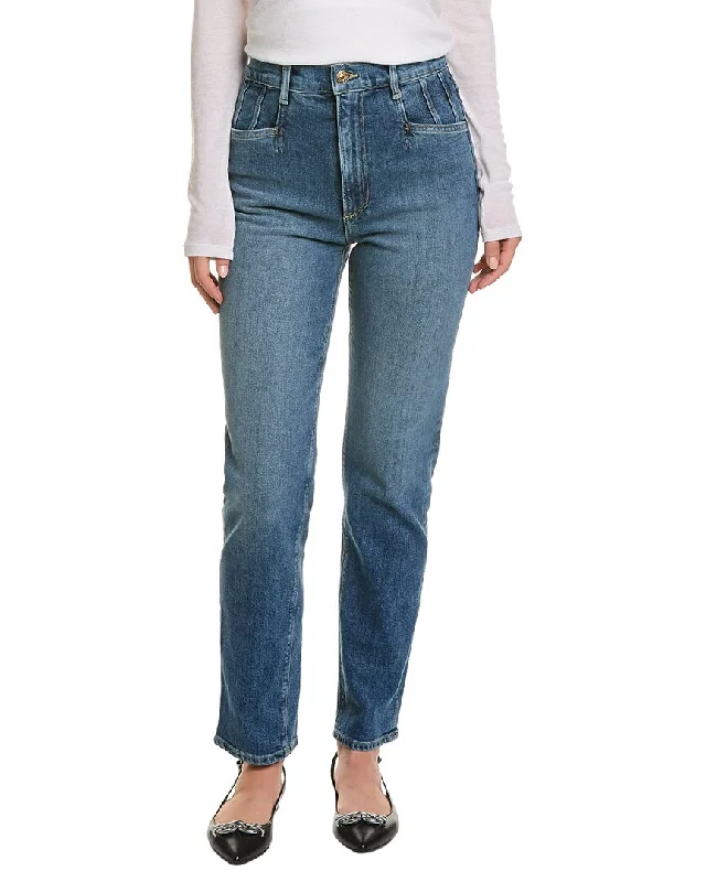 Women's Plus-Size Outfit Favorite Daughter The Jordie British Colombia High-Rise Super Straight Jean