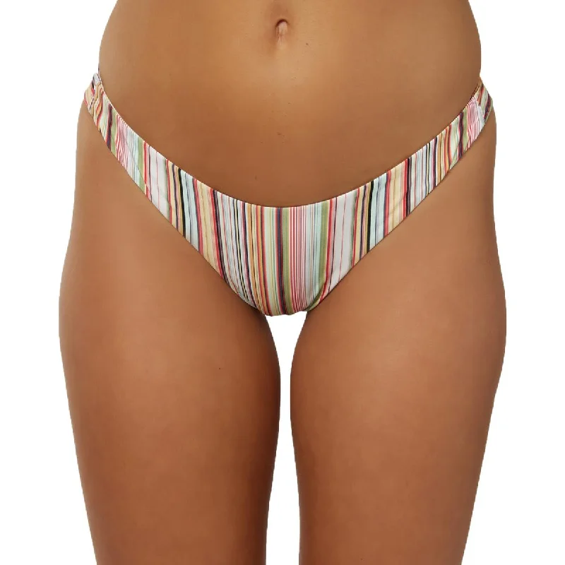 Women's Weekend Outfit Womens Striped Lined Swim Bottom Separates