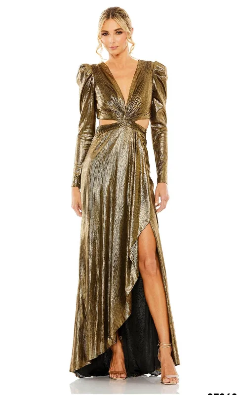 Best Online Boutiques For Women Mac Duggal 27060 - Metallic Sheath Gown