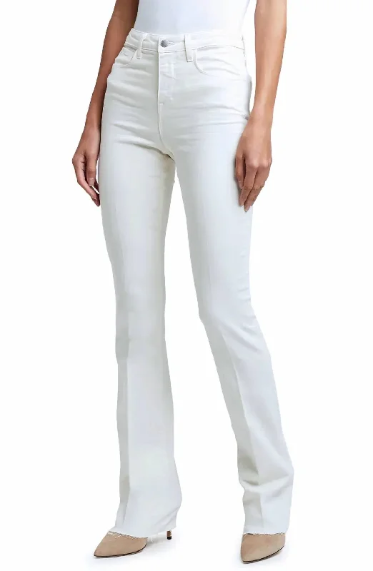 Comfy Women's Outfits for Daily Wear Ruth High Rise Straight Leg Jean In Vintage White