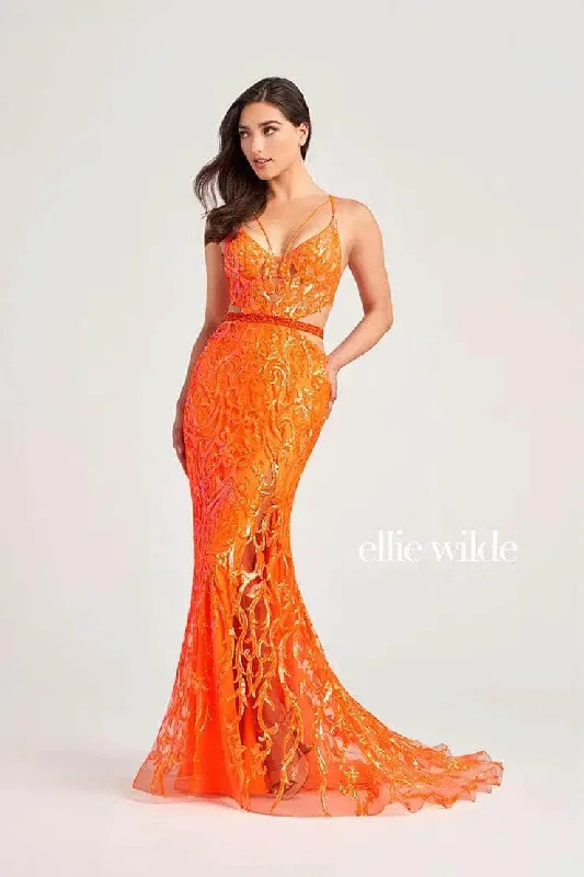 Exclusive Discount Ellie Wilde EW35007 - Sleeveless Beaded Gown