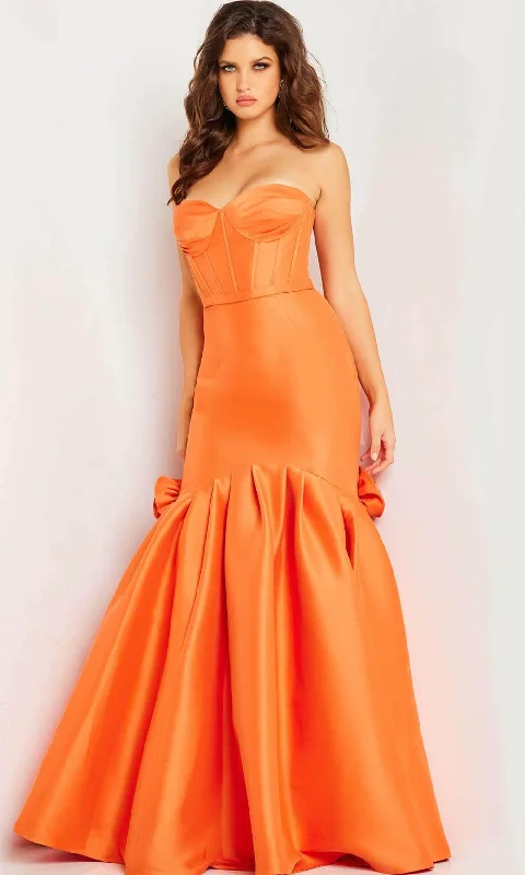 Affordable Online Boutiques Jovani 24613 - Sweetheart Rosette Mermaid Prom Gown