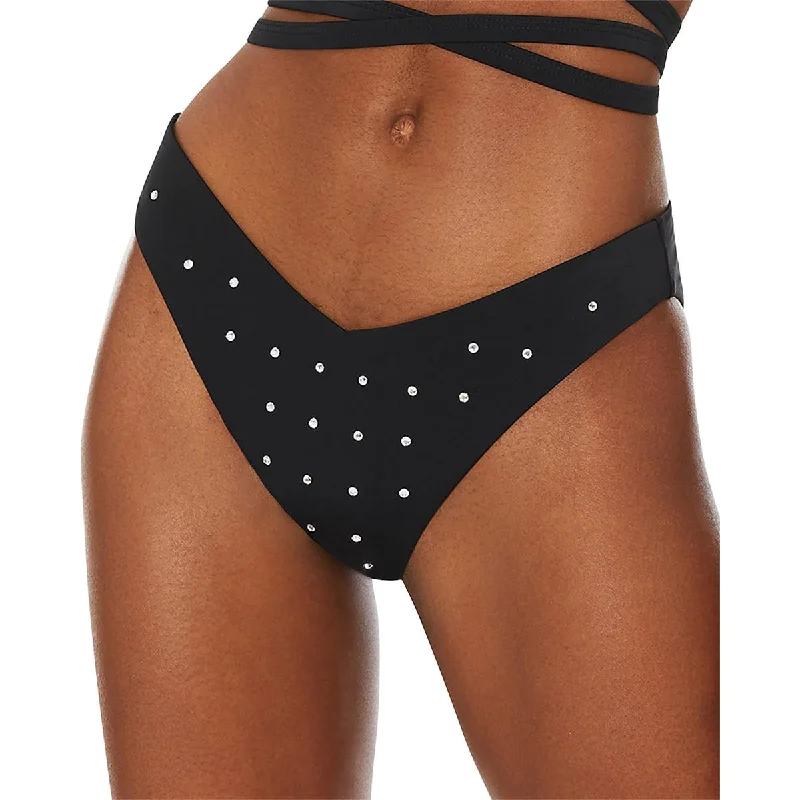 Modern Women's Fashion with Vintage Touches Vanessa Womens Embellished Hipster Swim Bottom Separates