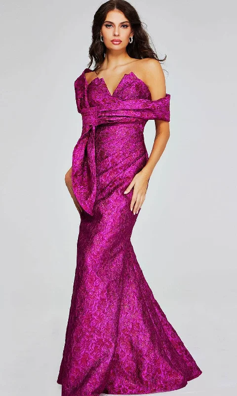 Women's Elegant Outfit Jovani 39114 - Vibrant Mermaid Evening Gown