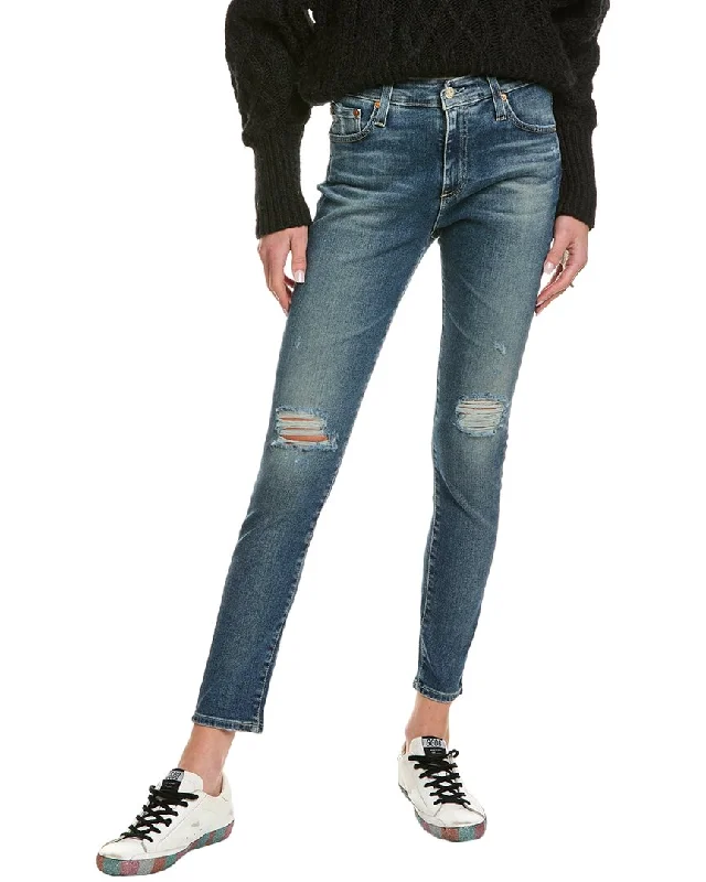 Women's Clothes For Work Events AG Jeans Farrah 15 Years Mural High-Rise Skinny Jean