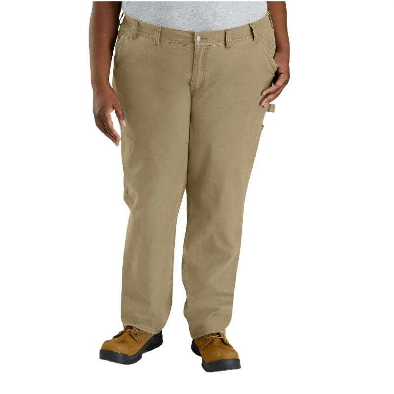 Women's Casual and Dressy Outfits Carhartt Women's Original Fit Crawford Pant - Dark Khaki - ONLINE STORE CREDIT/EXCHANGE ONLY