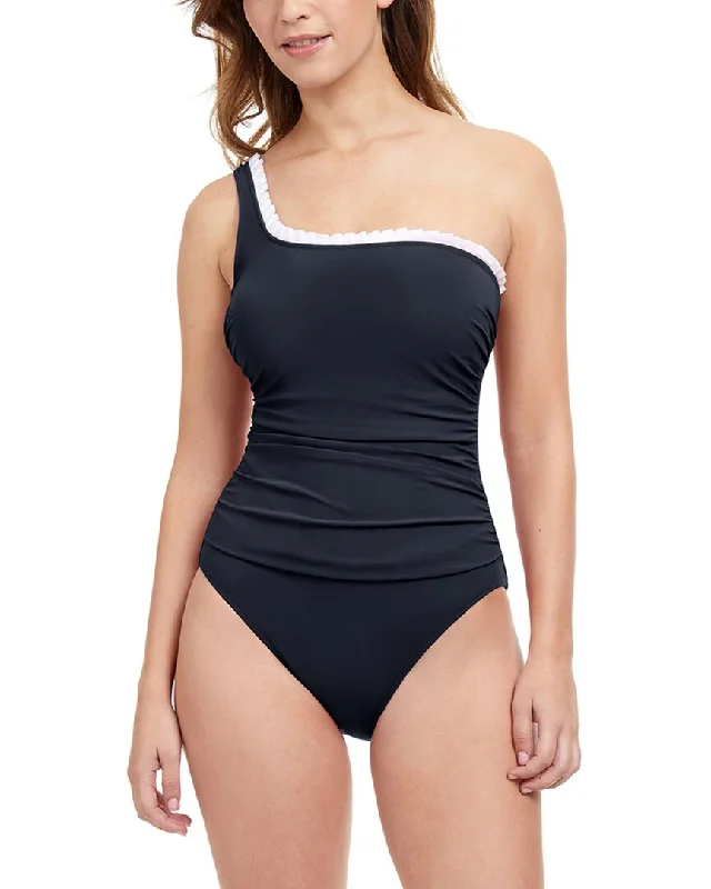 Women's Clothes And Apparel Profile by Gottex One-Shoulder One-Piece