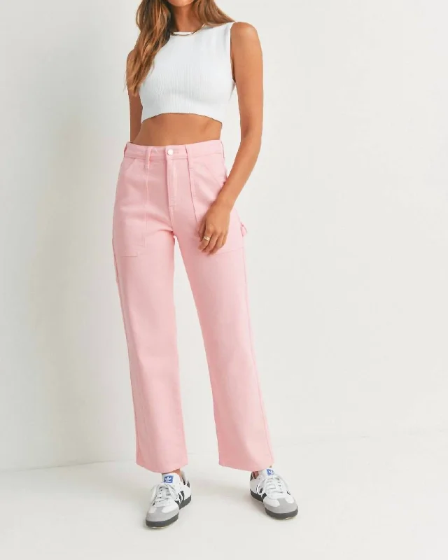 Women's Clothing Stores Rue Carpenter Jeans In Pink Lemonade