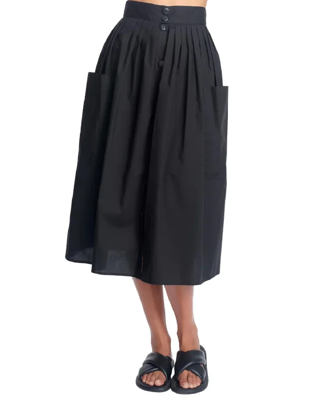 Modern Women's Apparel Cecilia Skirt In Black