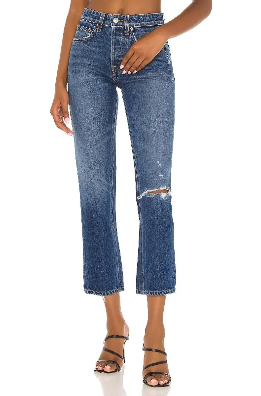 Chic Women's Outfit Ideas Karolina High Rise Straight Crop Jean In Midtown