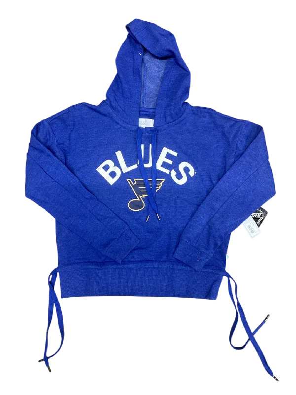 Women's Weekend Outfit ST. LOUIS BLUES G-III LADIES SUPERSTAR HOODIE - ROYAL