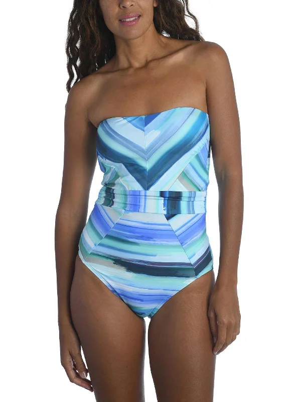 Chic Clothing For Women Womens Printed Lined One-Piece Swimsuit