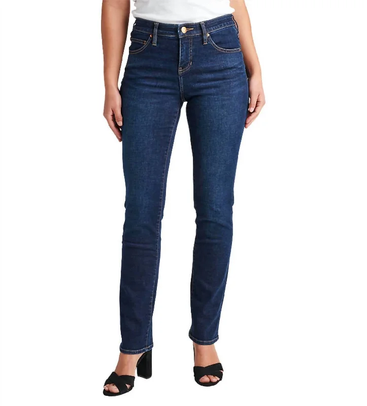 Sale Clothes Online Ruby Mid Rise Straight Leg Jean - Plus In Night Breeze