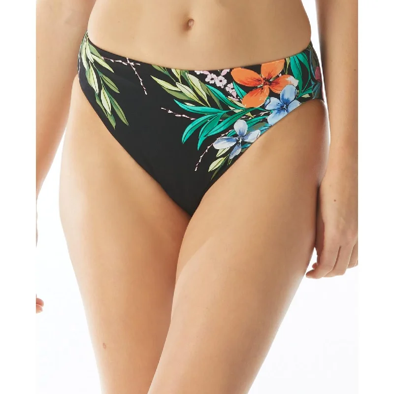 Women's Office Outfit Womens Floral High-Rise Swim Bottom Separates