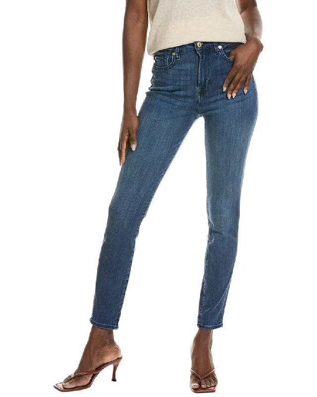 Women's Casual Apparel For Weekends 7 For All Mankind Gwenevere High-Waist Dragonfly Skinny Jean