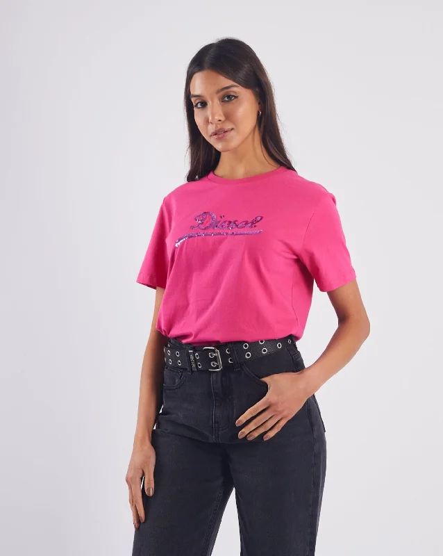 Modern Women's Attire Frederica T-Shirt Fuchsia Purple