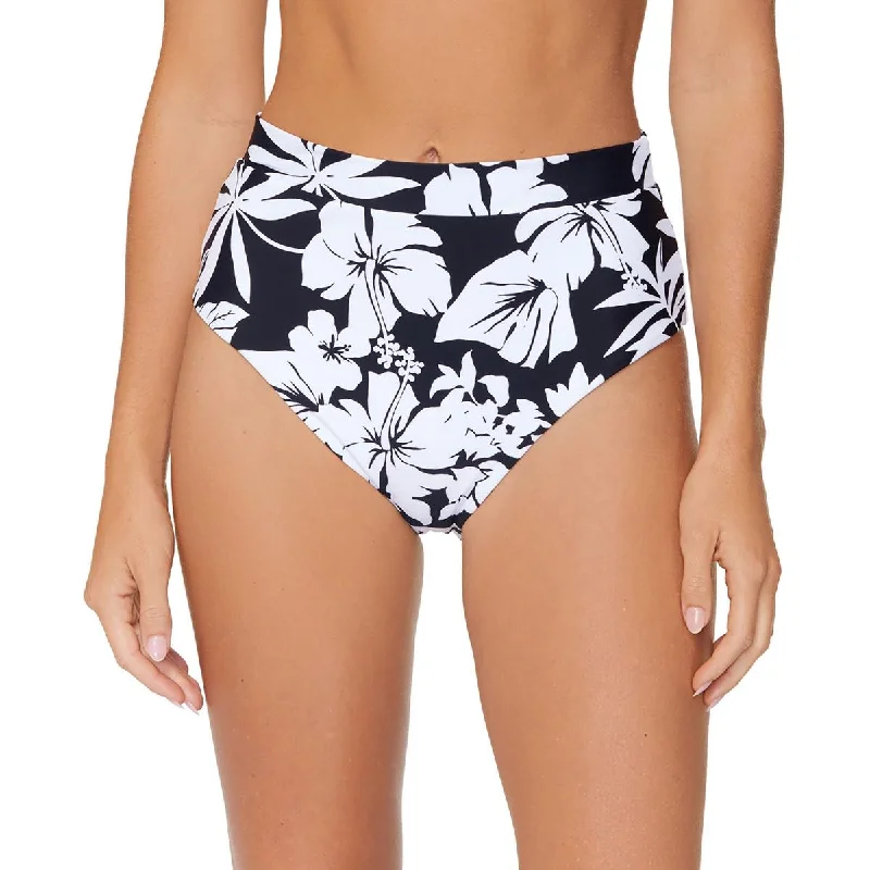 Women's Professional Outfit Womens High-Waist Floral Swim Bottom Separates