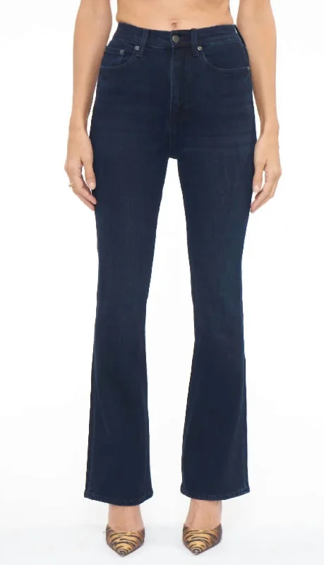 Online Boutiques Affordable Dana High Rise Boot Cut Jeans In Joyride