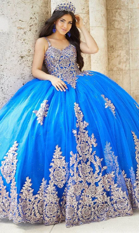 Early Bird Offer Quinceanera Collection 26028 - Basque Waistline Ballgown