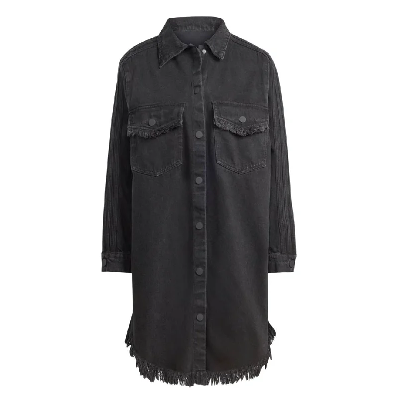 Women's Elegant Garments adidas - Women's Originals X Kseniaschnaider Fringe Shirt Dress (IJ8342)