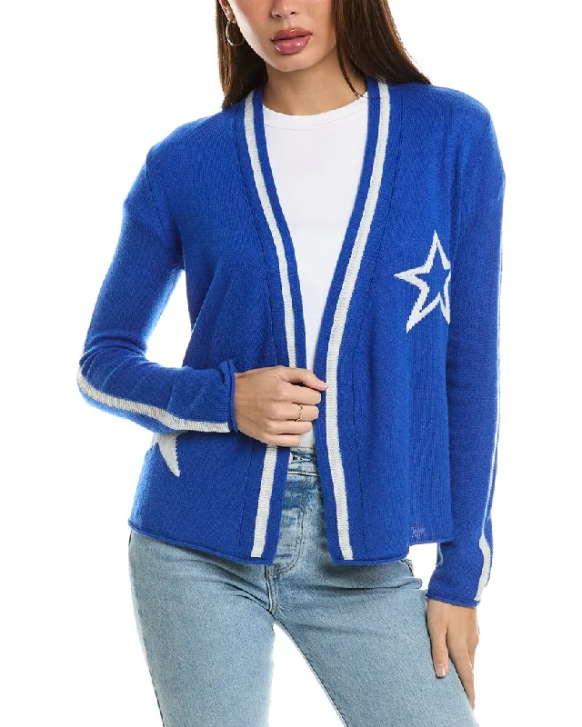 Clothing Sale Hannah Rose Star Intarsia Wool & Cashmere-Blend Cardigan