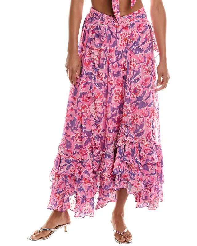 Women's Office Outfit Rococo Sand Maxi Skirt