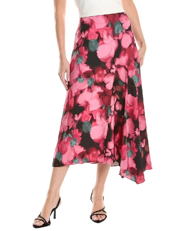 Clothes Of Woman Ted Baker Asymmetric Midi Skirt