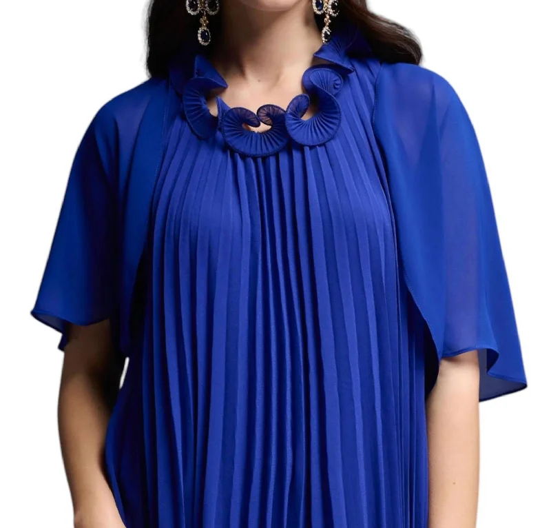 Affordable Women's Garments Sheer Bolero Jacket In Royal Sapphire