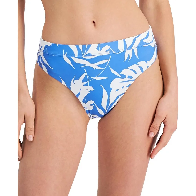 Flash Discount Juniors Womens Printed Mid-Waist Swim Bottom Separates