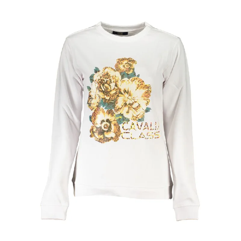 Women's Activewear Attire Cavalli Class Cotton Women's Sweater