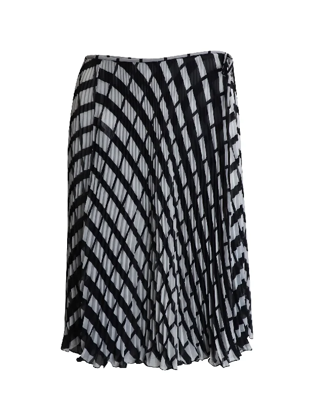 Clearance Sale Online Valentino Pleated Midi Skirt in Multicolor Polyester