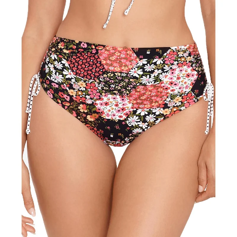 Women's Classic Attire Womens Floral High-wast Swim Bottom Separates