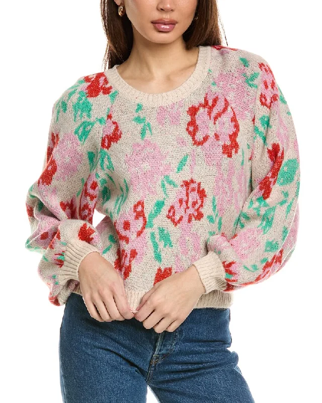 Women's Evening Clothes Saltwater Luxe Balloon Sleeve Sweater