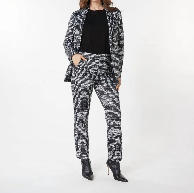 Graphic Illusion Trouser In Print