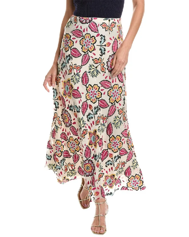 Exclusive Online Sale rag & bone Wren Floral Silk-Blend Maxi Skirt