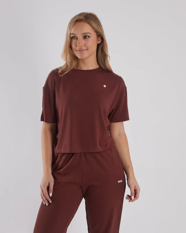 Affordable Women's Fashion Evie Tee Auburn Rust