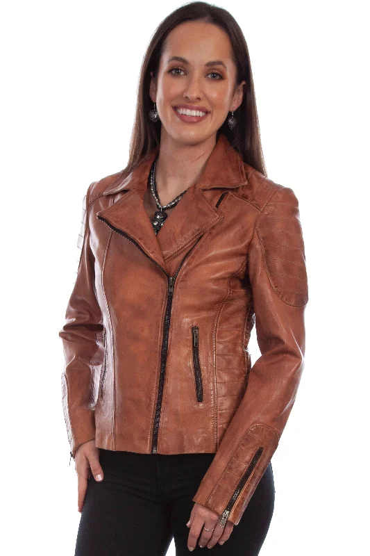 Women's Vintage Garments Scully Womens Brown Leather Sanded Jacket M