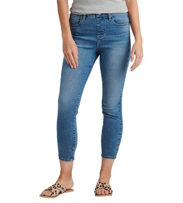 Flash Sales Today High Rise Valentina Skinny Crop Jean In Boardwalk