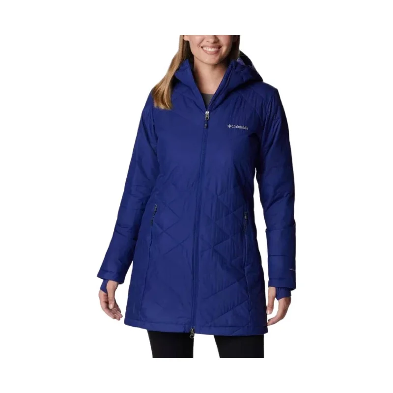 Women's Professional Attire Columbia Women's Heavenly Long Hooded Jacket - Dark Sapphire