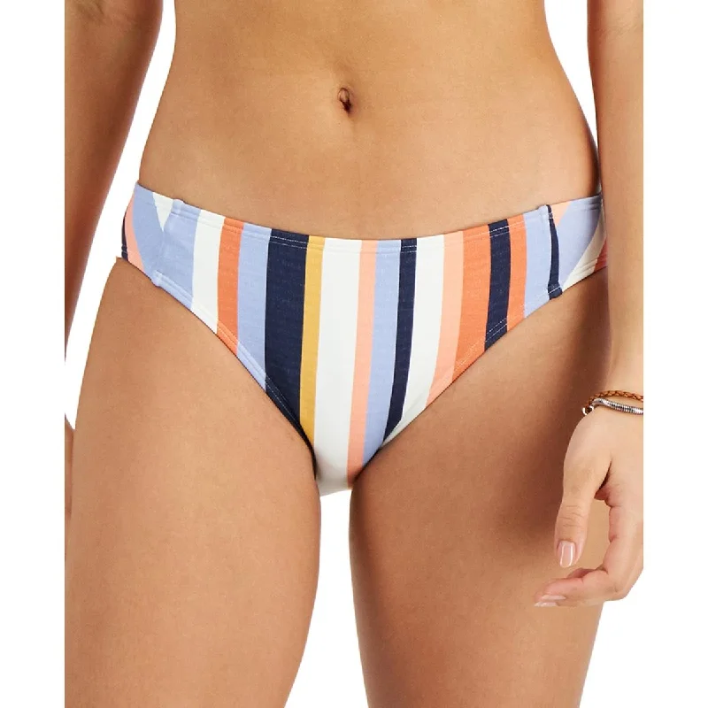 Women's Transitional Outfit Juniors Womens Striped Lined Swim Bottom Separates