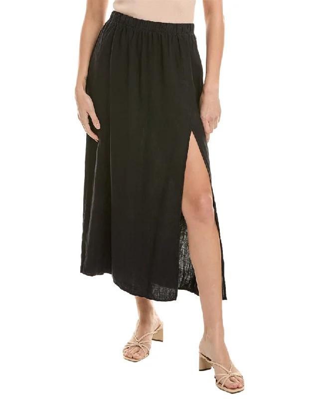 Women's Clothing Online Sale Bella Dahl High Waist Maxi Linen Skirt