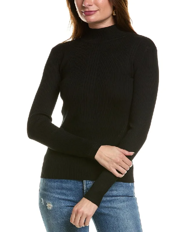 Women's Trendy Apparel T Tahari Mock Neck Sweater