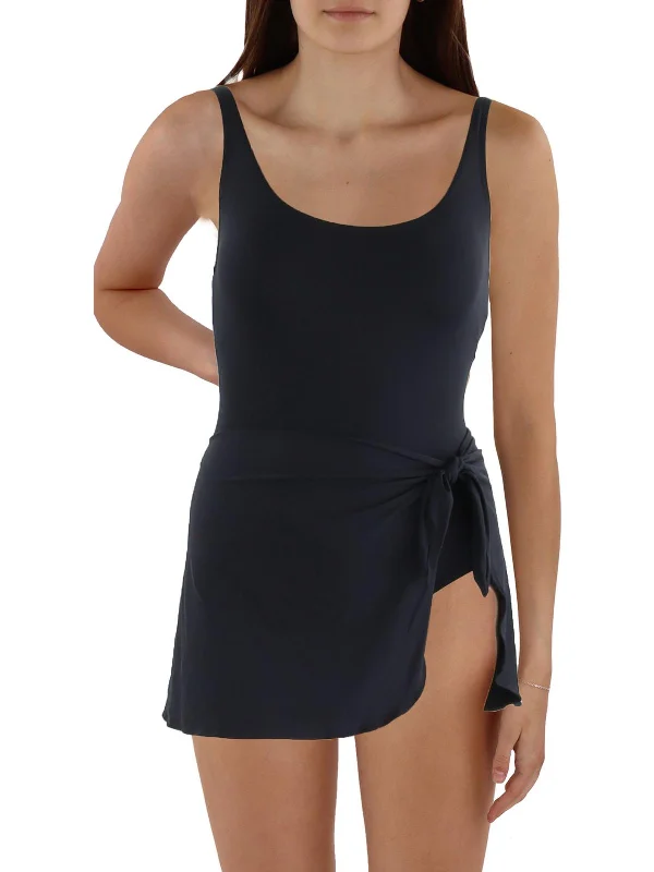 Women's Relaxed Clothes Womens Solid Full One-Piece Swimsuit