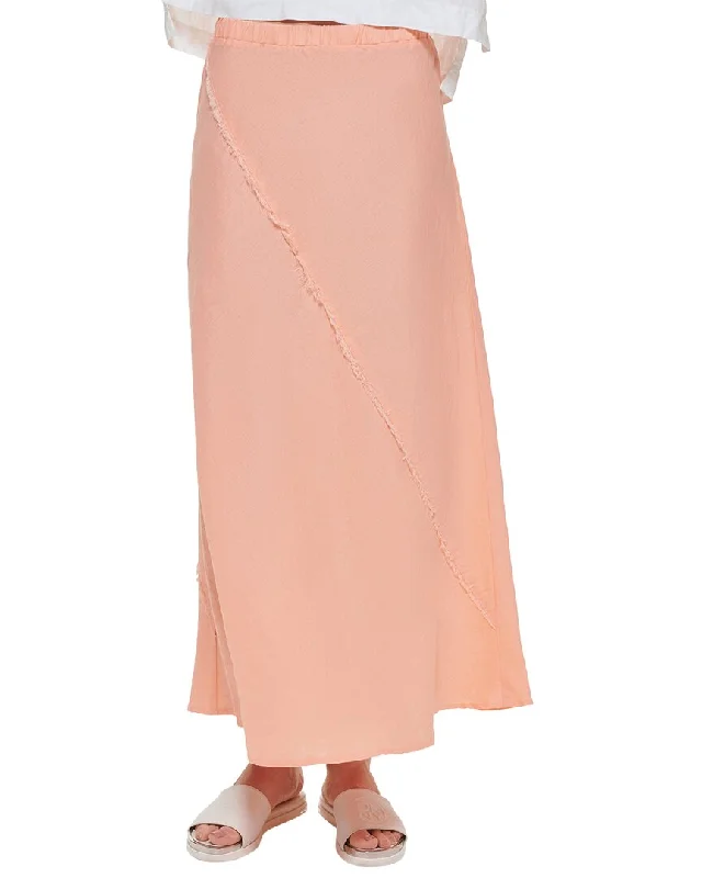 Shop Ladies Clothes DKNY Linen Midi Skirt