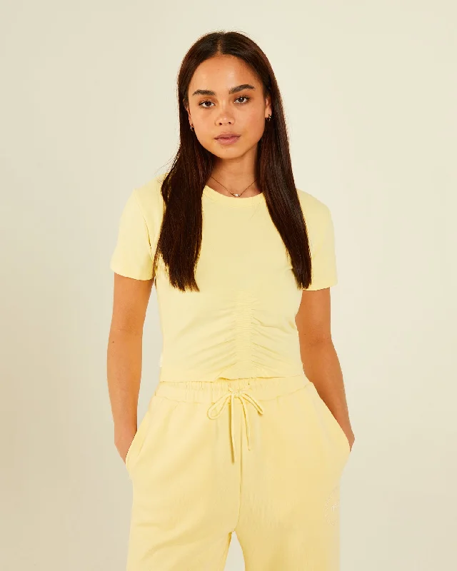 Women's Evening Outfit Isadora Tee Soft Yellow