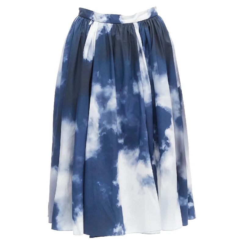 Women's High-Fashion Attire Alexander McQueen Sky cloud A-line skirt