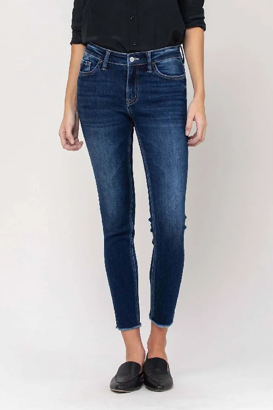 Affordable Online Boutiques Emerson Crop Skinny Jeans In Blue