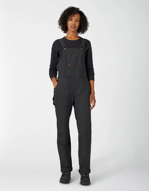 Sustainable Women's Clothing Dickies Women's Straight Fit Duck Double-Front Bib Overalls