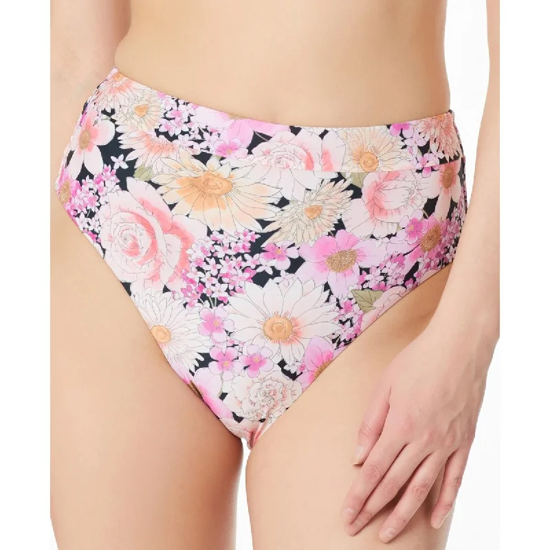 Women's Elegant Outfit Womens High-Rise Floral Print Swim Bottom Separates